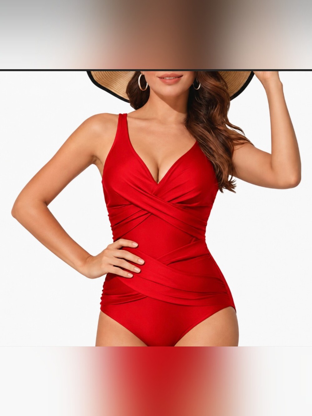 Womens Kaperf Tummy Control One Piece Swimsuit New With Tags
